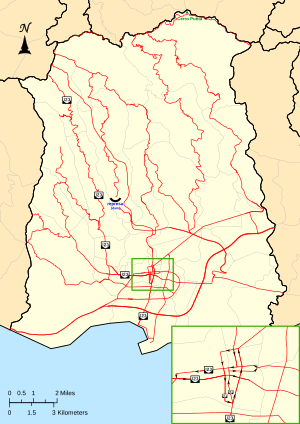Mapa de la carretera PR-123 en Ponce, Puerto Rico (M123).svg