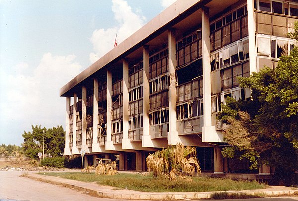 The building in 1982