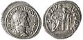 Silver Denarius of the Roman Emperor Maximinus I