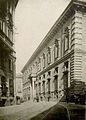 A rua em 1905 e o Palazzo di Brera
