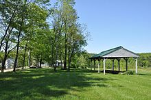 Outbuilding at town-owned Lamson Farm MontVernonNH LamsonFarm FrontView.jpg