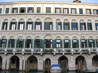 Palazzo Moro Lin building in Venice, Italy