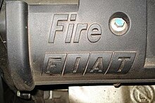 Logo di un motore Fire per il mercato sudamericano