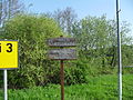 Sign of the Mrzel Stüdenec (Cold Well) in Neradnovci, near Šulinci
