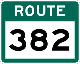 <span class="mw-page-title-main">Newfoundland and Labrador Route 382</span>