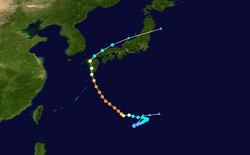颱風南瑪都的路徑圖