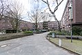 Deutsch: Naumannplatz-Siedlung in Hamburg-Dulsberg: Naumannplatz. This is a photograph of an architectural monument. It is on the list of cultural monuments of Hamburg, no. 30933.