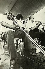 Thumbnail for File:New Orleans Jazz Fest 1975 - Jambalaya - Trad Band.jpg