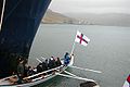 12:29 h - Salute by a Faroe boat