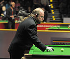 Deutsch: Bild aufgenommen in Berlin während des German Masters im Snooker 2014. Nico de Vos. English: Picture taken in Berlin during the Snooker German Masters in 2014. Nico de Vos.