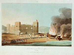 No. 12. The attack on the fort of Luft, 27 November 1809 RMG PW4804.jpg