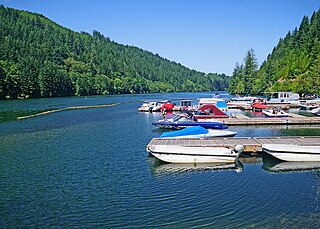 North Fork Reservoir (Clackamas County, Oregon) in Clackamas County