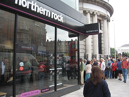 The financial crisis of 2007–2008 led to a bank run on Northern Rock, the first since Overend, Gurney & Co in 1866. Northern Rock, Lloyds TSB and RBS were nationalised for £650bn. After this, the Banking Act 2009 created a specific insolvency regime for banks, but with reduced lending, and economic activity a large number of businesses failed.