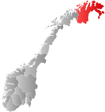Letak Finnmark di Norwegia