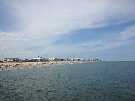 View of Ocean City from the pier