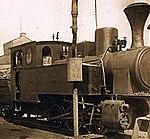 Orenstein & Koppel Ndeg 9550 or 9551 of 1921, 0-6-0T, 2ft 6in gauge at the Oficina Pena Chica in Chile.jpg