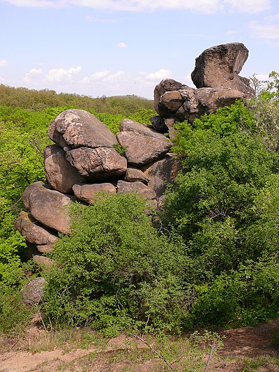 Pandúr-kő a Pákozdi-ingókövek természetvédelmi területen