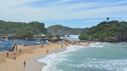 Beach in Java