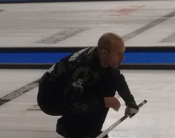 Simmons at the 2016 Tim Hortons Brier.