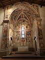Storie di sant'Antonio abate e santi, affreschi attribuiti a Bicci di Lorenzo