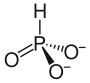 Struktura fosfitového iontu