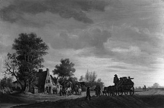 Travellers Arriving at an Inn