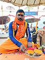 Pintor de caras de Varanasi