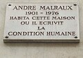 Pamětní deska v Paříži (44 rue du Bac, Paříž, 7. obvod)