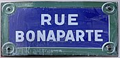 Plaque Rue Bonaparte - Paris VI (FR75) - 2021-07-29 - 1.jpg