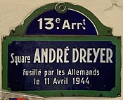 Plaque Square André Dreyer - Paris XIII (FR75) - 2021-07-21 - 1.jpg