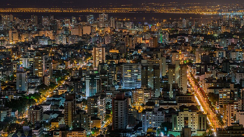 File:Porto Alegre - Brazil Landscape-Night.jpg