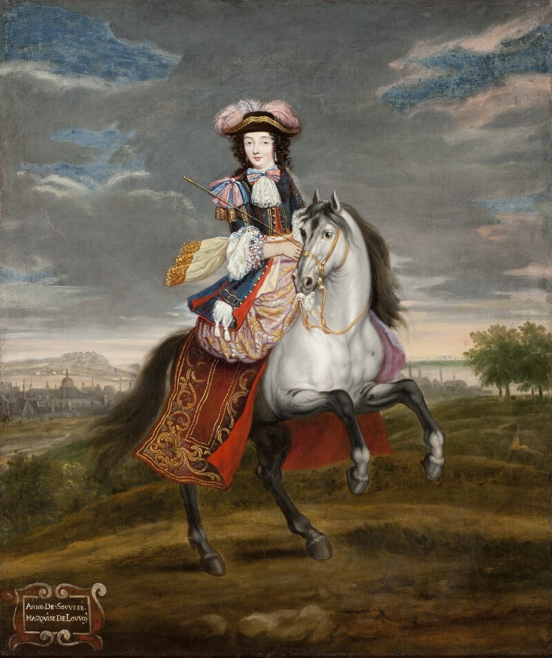 Porträtt på Anne de Souvré, 1670-tal - Skoklosters slott - 100373.tiff