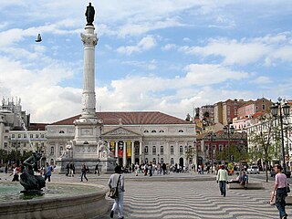 Rossio Square Square in Estremadura, Portugal