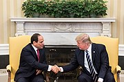 President Trump and Egyptian President Abdel Fattah el-Sisi President Donald Trump welcomes President Abdel Fattah el-Sisi of Egypt to the White House (01).jpg