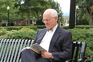 President Maxey gets caught reading (6283021643).jpg