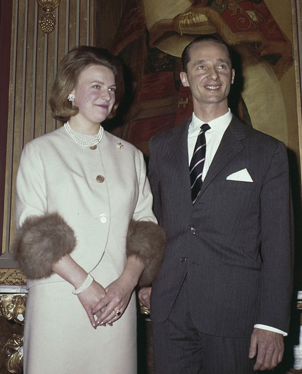 Princess Irene with Carlos Hugo in 1964