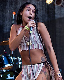 Princess Nokia performing in 2014