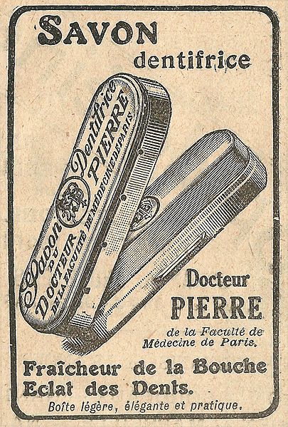 File:Réclame Savon-dentifrice Docteur Pierre-1921.jpg