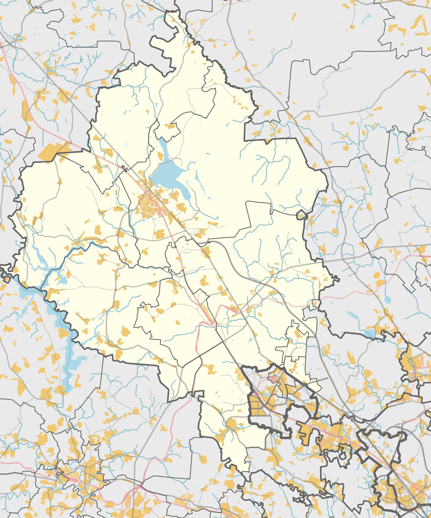 Городской округ солнечногорск карта