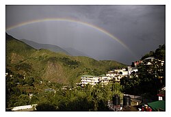 Rainbow over McLeod Ganj, Himachal Pradesh.jpg