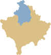 Rajoni i Mitrovicës në Hartën e Kosovës.svg