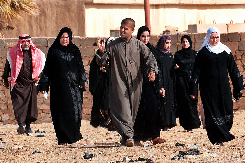 File:Ramadi residents after voting in Iraqi parliamentary election 2010-03-07.jpg