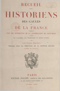 Recueil des Historiens des Gaules et de la France, tome1.djvu