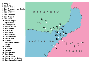 Misiones jesuíticas guaraníes - Wikipedia, la enciclopedia libre