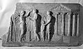 Relief; crowning of Roman emperor in guise of Apollo Wellcome L0013864.jpg