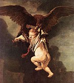 رُبایش گانومده (1635) اثر رامبرانت.
