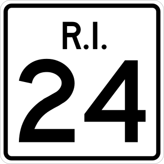 <span class="mw-page-title-main">Rhode Island Route 24</span> State highway in Newport County, Rhode Island, US