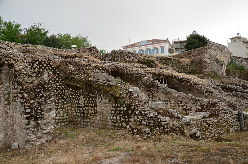 File:Roman stadium, built between 80-90 AD, probably a gift from the emperor Domitian to the town of Patra, Patras, Greece (14328017181).jpg