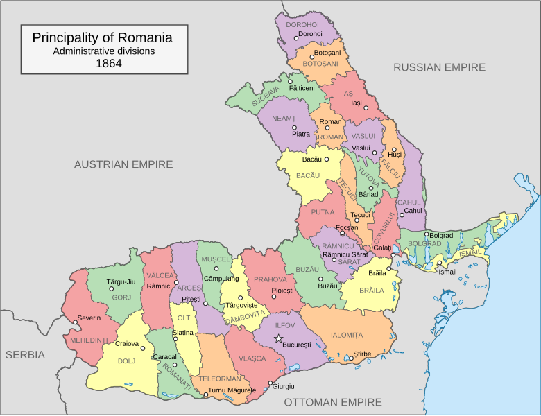 File:Romania administrative divisions, 1864.svg