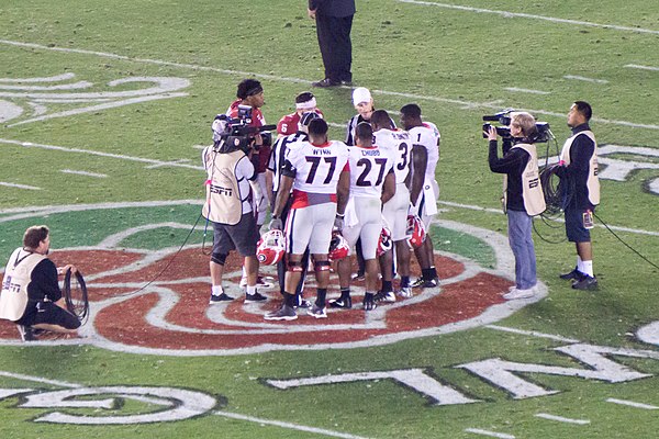 Overtime coin toss between Oklahoma and Georgia